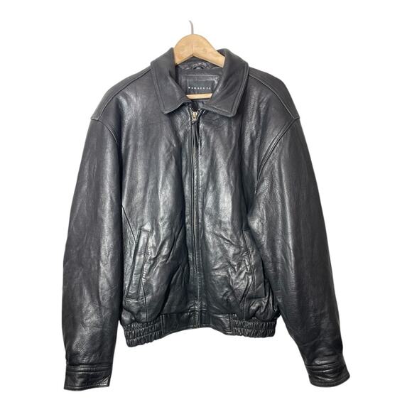 Baracuta Mens Leather Jacket Bomber Size Medium Vintage - Picture 1 of 7